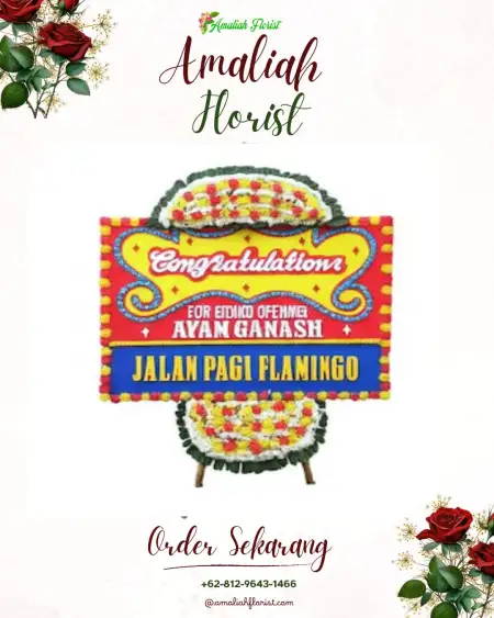 Sewa Papan Bunga Sonder